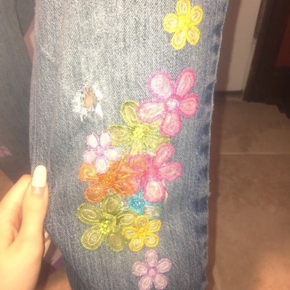 Patched Mom Jeans - Picture 2 of 4